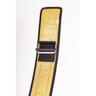 Ceinture Haltérophilie - Paillettes Dorées - BRO Apparel - Marque Française