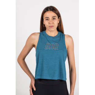 Tank Blue BRO - Impact. Tank top de Crossfit.