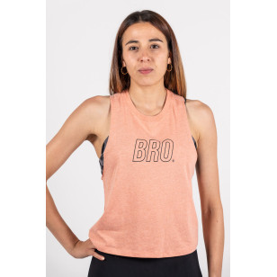 Tank Peach BRO - Impact. Tank top de Crossfit.