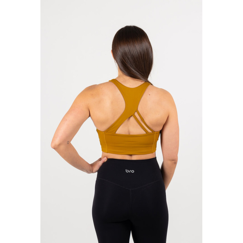 Brassière Mustard - GlamFit | BRO SHOP