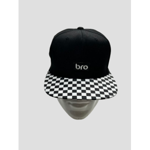 Cap Black - Checkerboard | BRO SHOP