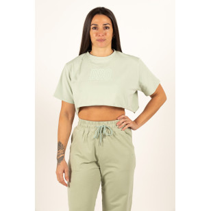 Crop Top Light Green - PowerCrop | BRO SHOP