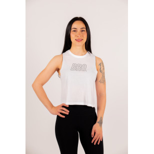 Tank Top White - Performer | BRO SHOP