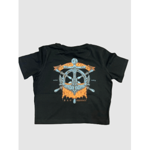 Crop Top Black - Anchor | BRO SHOP