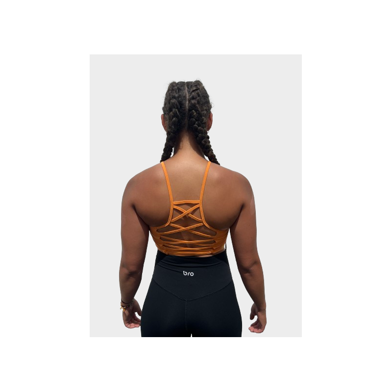 Brassière Orange - Straps | BRO SHOP